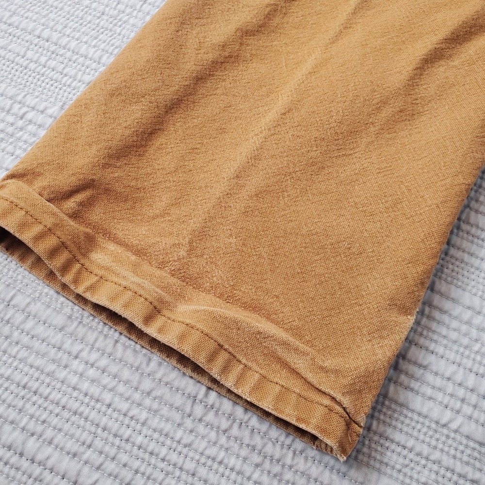 Carhartt Relaxed Fit Carpenter Pants Duck Brown Cotton Canvas 33x32 Mens - Picture 8 of 8